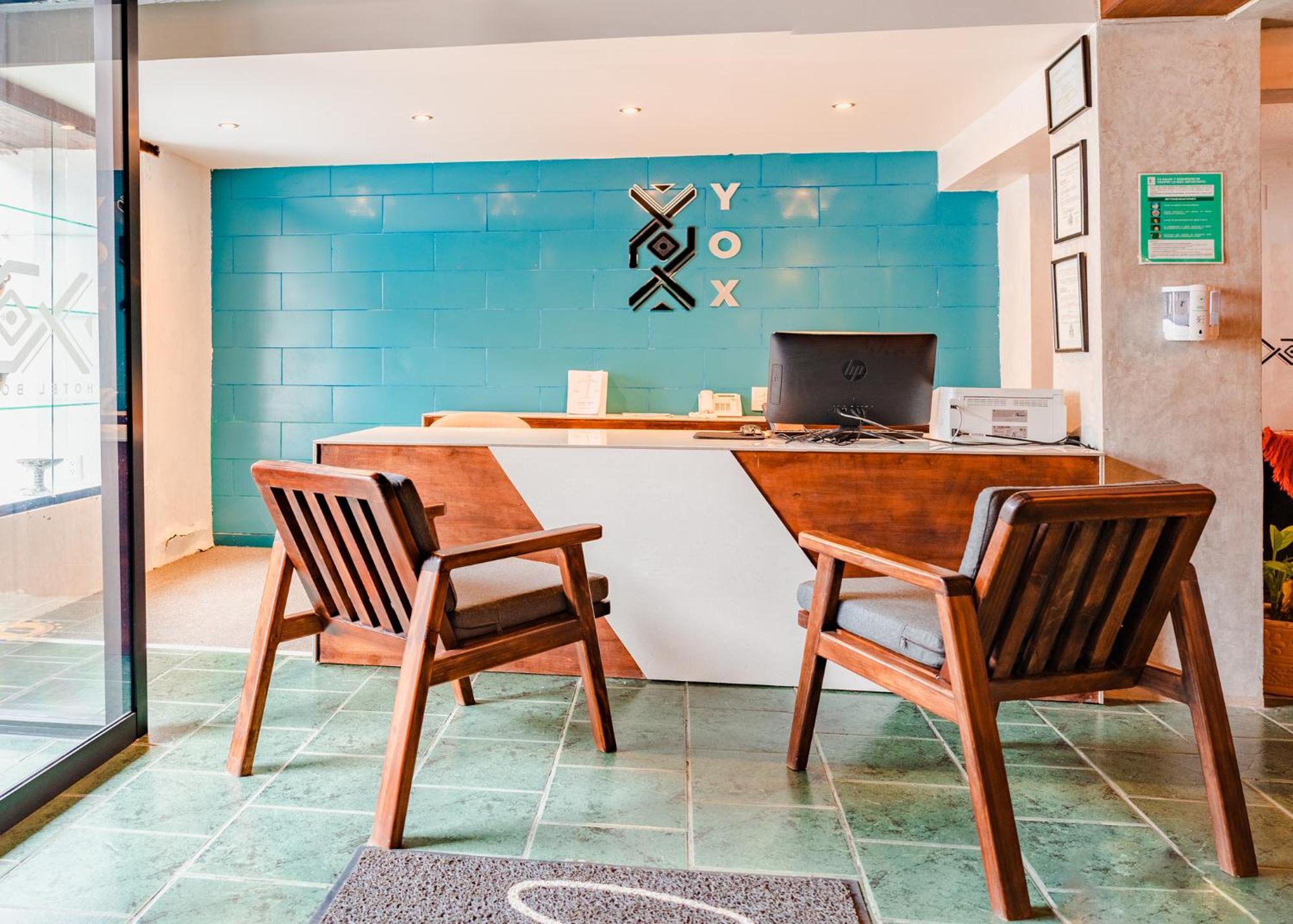 Yox Hotel Boutique San Cristóbal de Las Casas エクステリア 写真 The reception area of the hotel